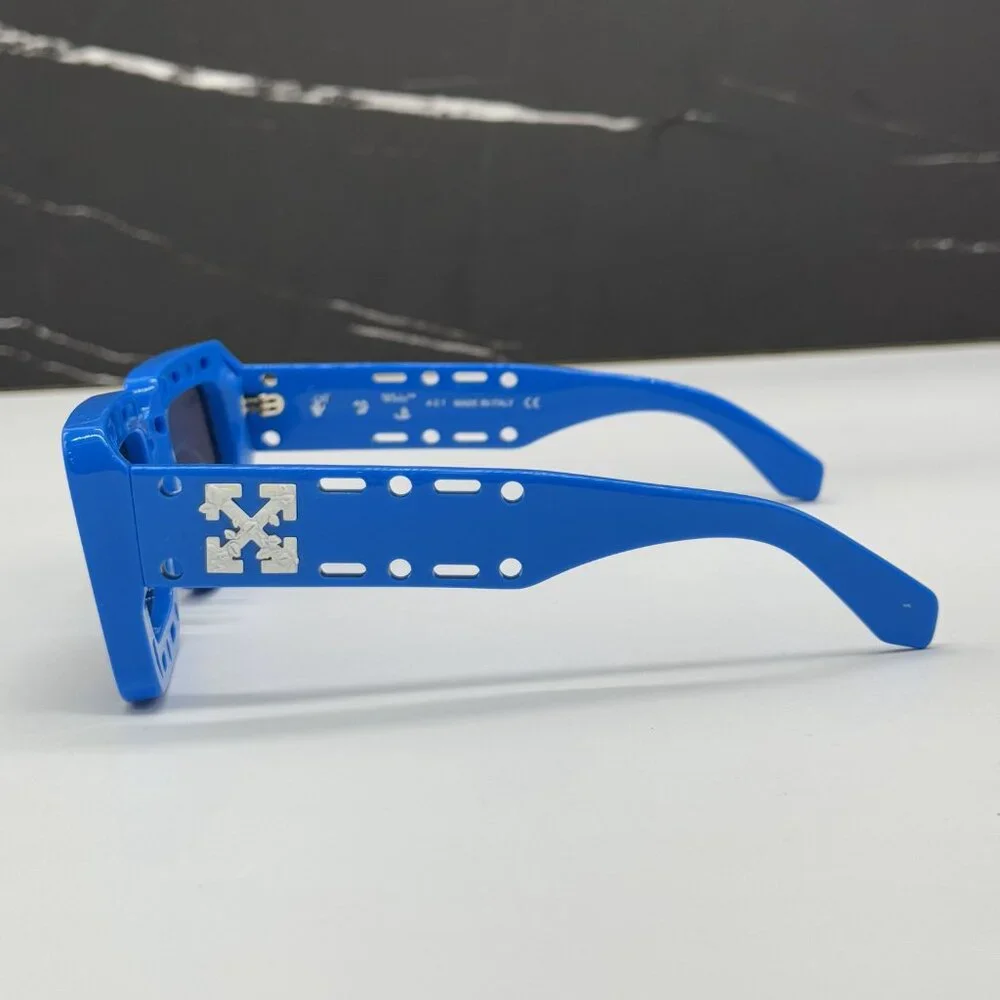 NEW OFF-WHITE ATLANTIC 507 BLUE SUNGLASSES OFF-WHITE ATLNTIC